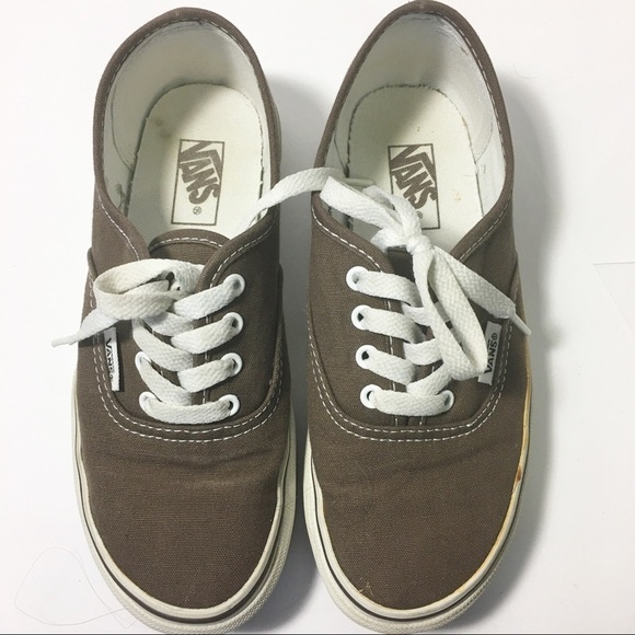 Vans brown sneakers size 2 - Picture 1 of 8